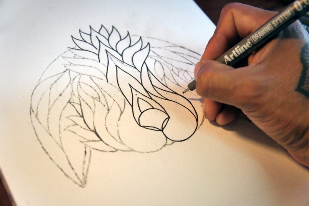 Hướng Dẫn Vẽ Cách Điệu Con Thỏ Bằng Bút Đi Nét