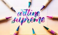 Thích mê trước cây bút cọ vẽ Artline Supreme